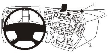 Brodit ProClip 854900 voor Mercedes Benz Arocs