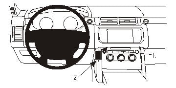 Brodit ProClip 854910 voor Land Rover Range Rover