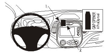 Brodit ProClip 854941 voor Renault Captur