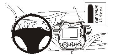 Brodit ProClip 854942 voor Renault Captur