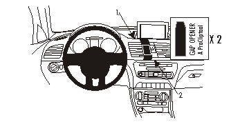 Brodit ProClip 854950 voor Audi Q3
