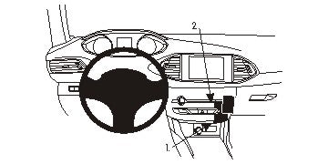Brodit ProClip 854952 voor Peugeot 308