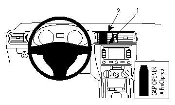 Brodit ProClip 855306 voor Volkswagen Jetta