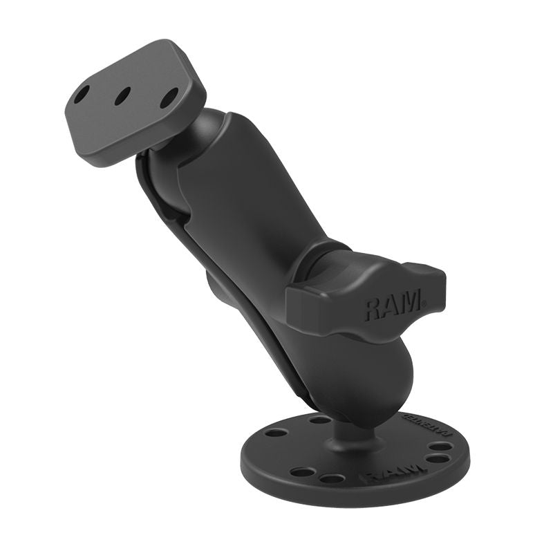 RAM Ball Mount with Double Socket Arm 2.5 RoundDiamand base"