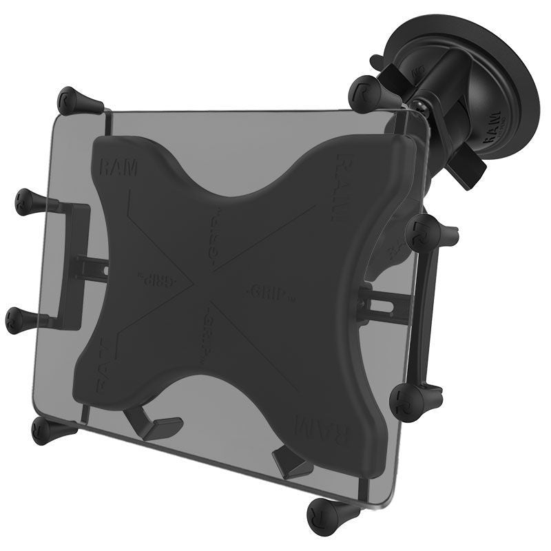 RAM Twist-Lock Suction Cup with Universal X-Grip Cradle 12-"