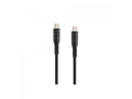Optiline siliconen laad en synchronisatiekabel USB C -> USB C - 20cm  met verstevigde hals