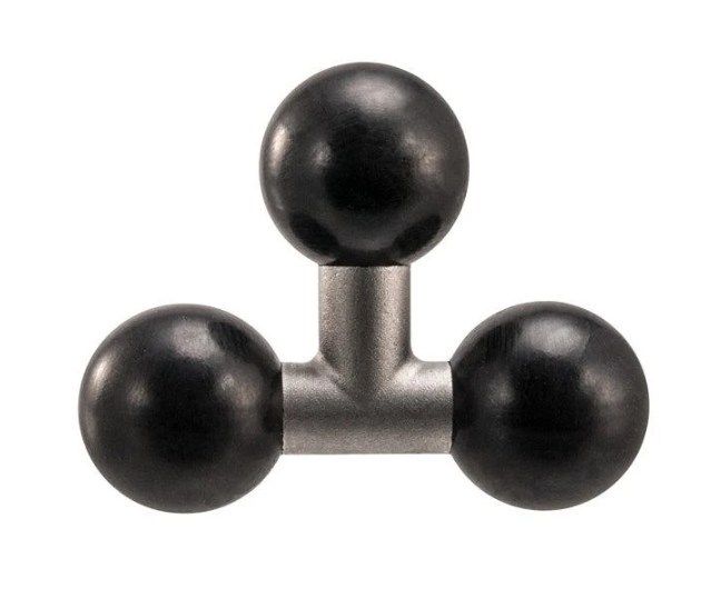 Arkon T-adapter met drie 25 mm kogels – artikel 92220051