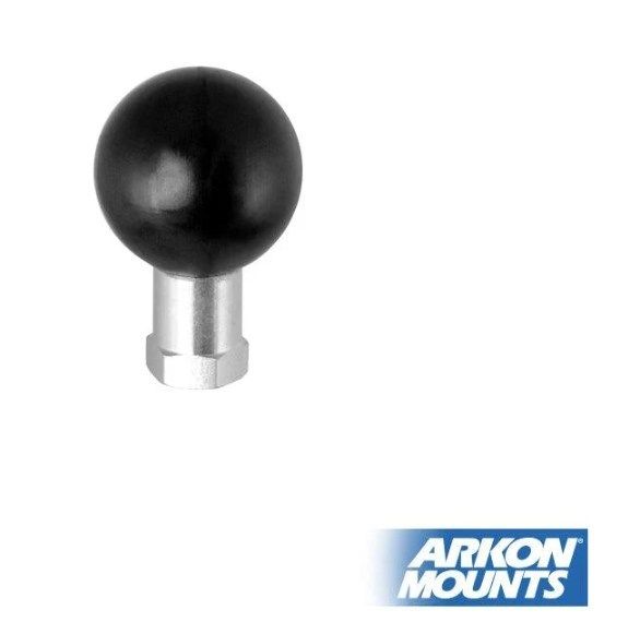 Arkon 25 mm kogel met 1/4 inch-20 binnendraad; voor een passende 1/4 inch-20 schroef – artikel 92220052 – afbeelding 2