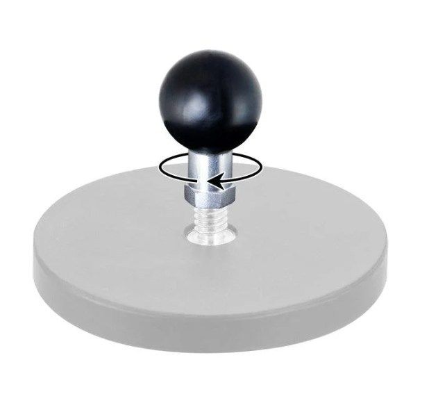 Arkon 25 mm kogel met 1/4 inch-20 binnendraad; voor een passende 1/4 inch-20 schroef – artikel 92220052 – afbeelding 3
