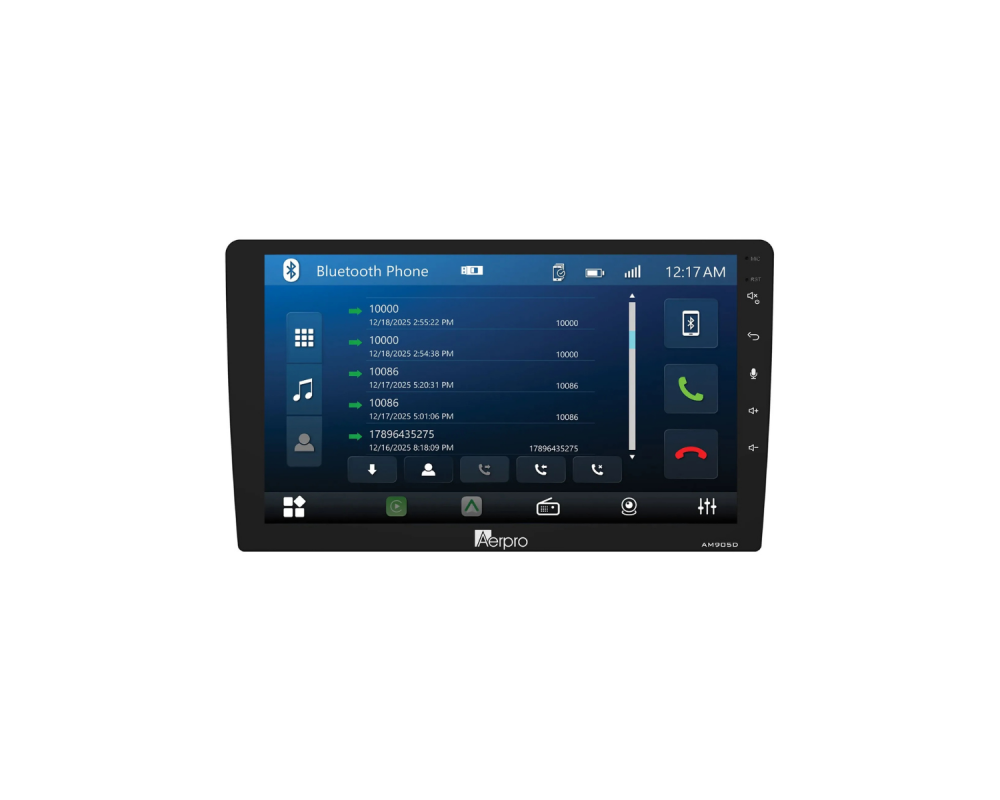 Aerpro AM905D multimedia-autoradio 9 inch – artikel AM905D – afbeelding 4
