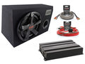AUDIO SYSTEM Subwoofer set CARBON 12 BR + CARBON-200.4 + Bekabeling