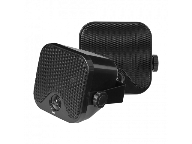 GAS MAD BK1-44 2-way box speaker - black, opbouwspeaker 10cm - Default Title