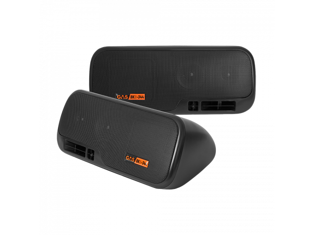 GAS MAD BK2-344 3-way box speaker - black, opbouwspeaker - Default Title