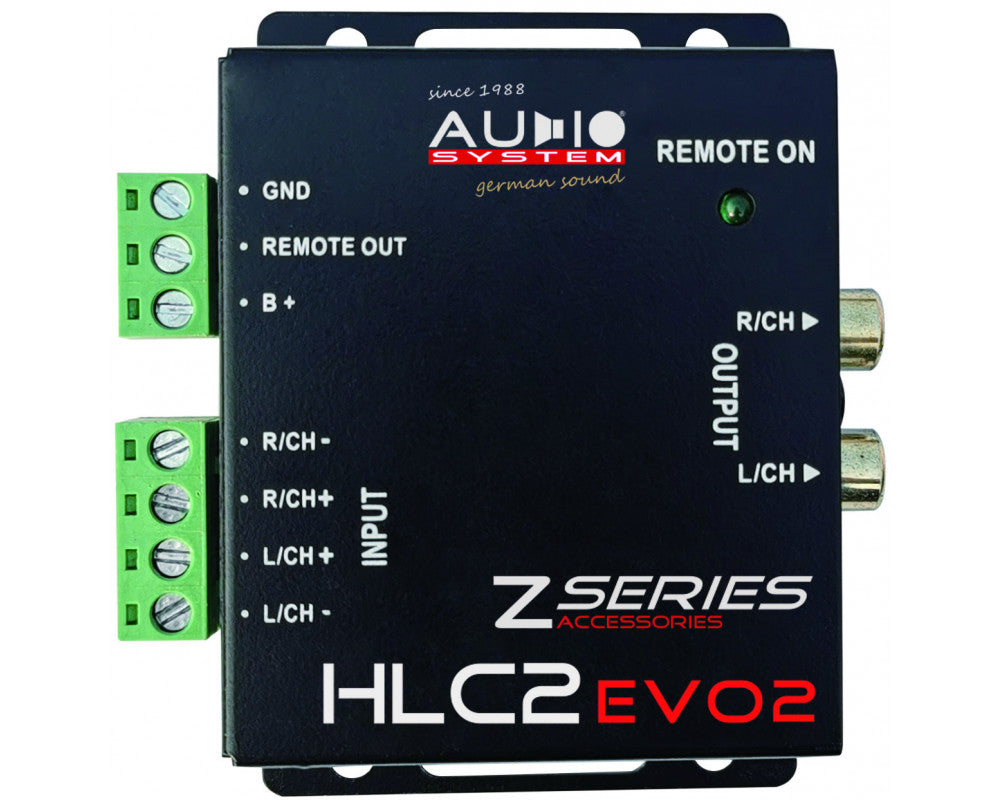 AUDIO SYSTEM High-Low Adapter HLC-2 VOOR OEM Radio (8-30 VOLT) afbeelding 3