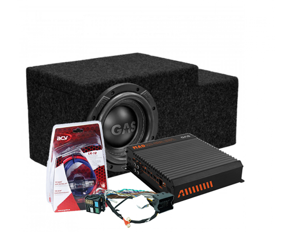 GAS Audio Power Pasklare subwoof set Volkswagen ID Buzz 3-zits