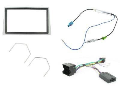 2DIN KIT Opel Astra 04-10  Corsa 06-09  CAN-bus  mat chrome