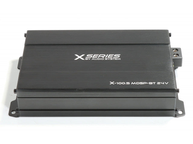 X-SERIE 5-kanaals versterker met 9-kanaals DSP en BT 24 Volt