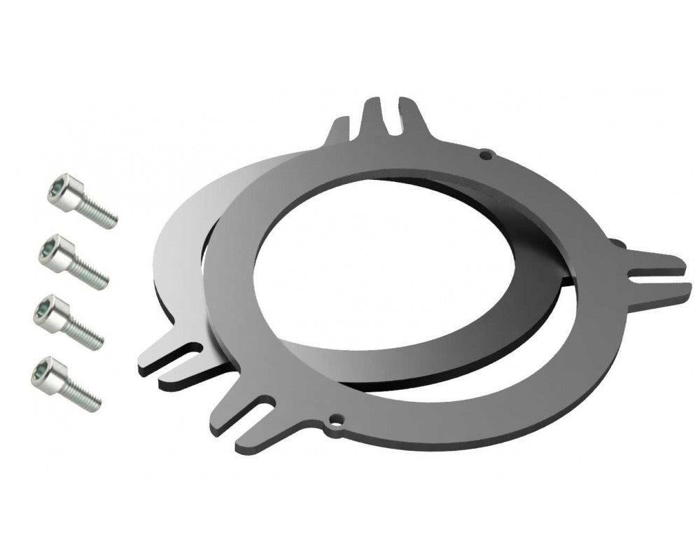 Zeer stabiele universele metalen BMW speakerring 80 mm