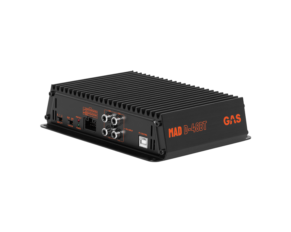 GAS MAD 8-kanaals DSP met appbediening – artikel MAD D-48BT