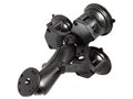 RAM® Twist-Lock™ Drievoudige Zuignapbevestiging met Ronde Plaat