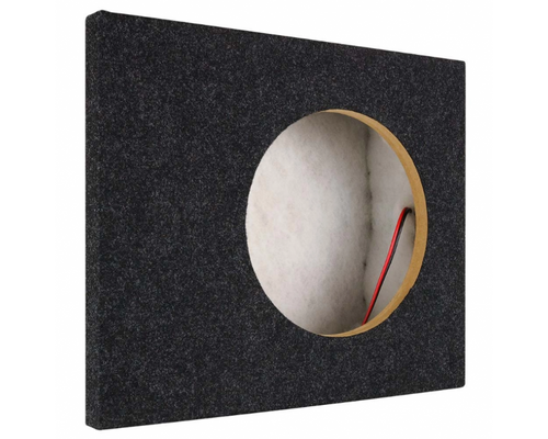 10" pasklare subwoofer kist voor Scania CR20, 17 Liter, 12&19 mm MDF
