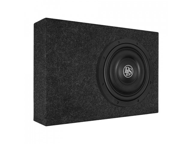 10" pasklare subwoofer kist voor Volvo FH/FM met DLS RCS10d2 600W RMS, 2+2Ohm