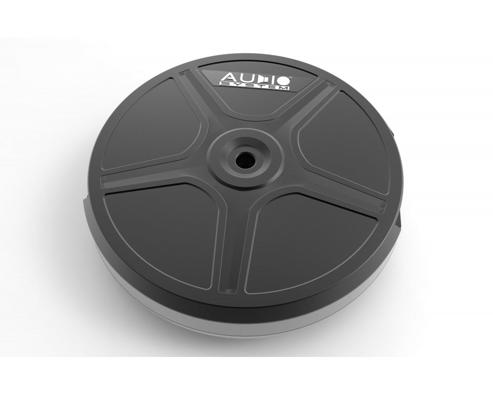 28 cm reservewiel subwoofer in aluminium behuzing met interne monoversterker + SW11 MOUNTING KIT afbeelding 2