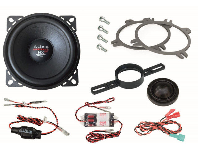X--ion-SERIE 100 mm 2-Way Front/Rear Systeem. Voor alle E en F modellen van BMW.