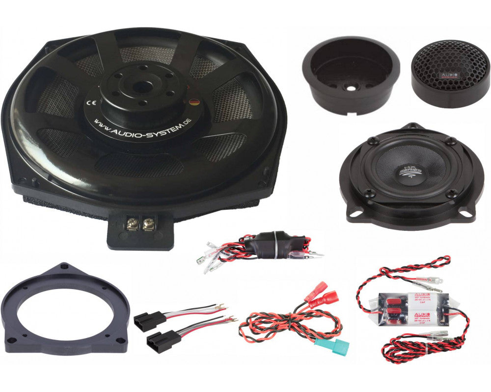 XFIT BMW UNI 200 mm 3-Way Part-Active Front Systeem. Voor alle E en F modellen van BMW