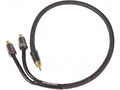 AUDIO SYSTEM HIGH-END 300 mm RCA kabel Y-RCA cable (1x connector M and 2x connector F)