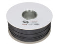 AUDIO SYSTEM Professionele gevlochten kous. Rol van 50 mtr. Diameter 19 tot 45 mm Zwart