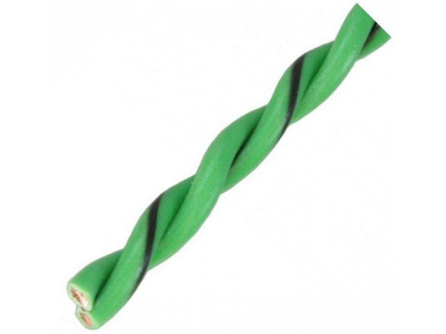 AUDIO SYSTEM Gedraaide luidsprekerkabel. Groen. 2x 0,5mm² . 200 mtr per rol – artikel z-tsc 0,5 GN – afbeelding 2