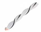 AUDIO SYSTEM Gedraaide luidsprekerkabel. Wit. 2x 0,5mm² . 200 mtr per rol – artikel z-tsc 0,5 WH