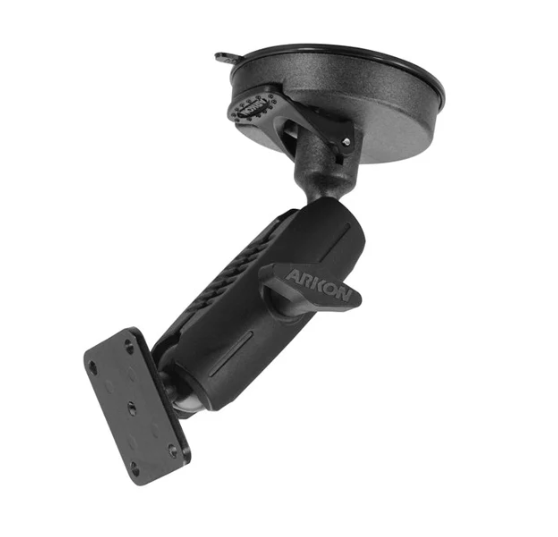 Arkon 1Ball suction cup composite socket Arm met. AMPSplate