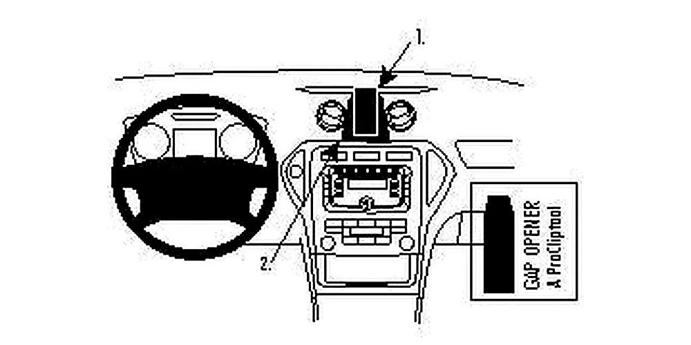 Brodit ProClip 213460 voor Ford Mondeo