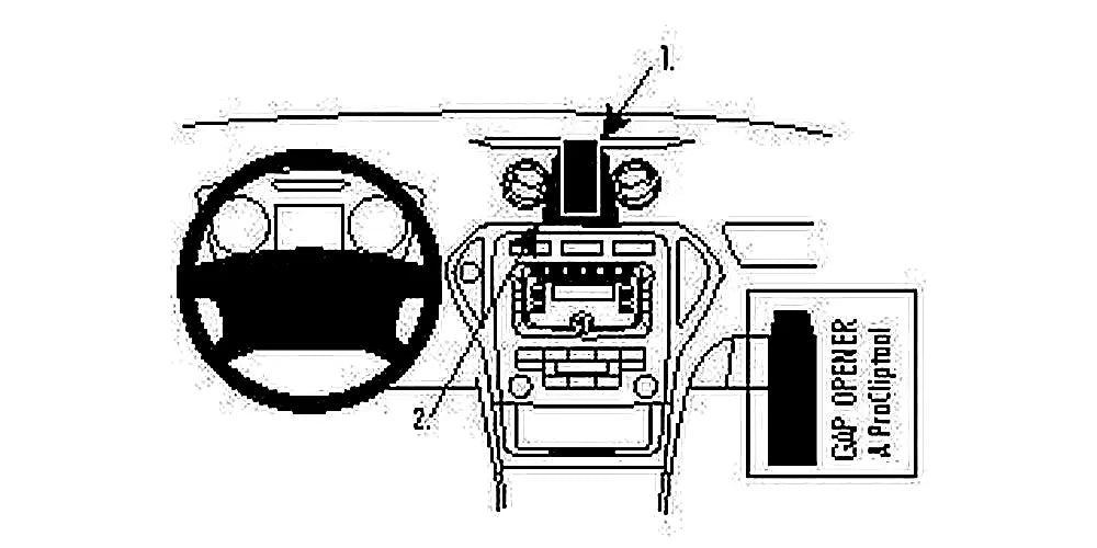 Brodit ProClip 213460 voor Ford Mondeo