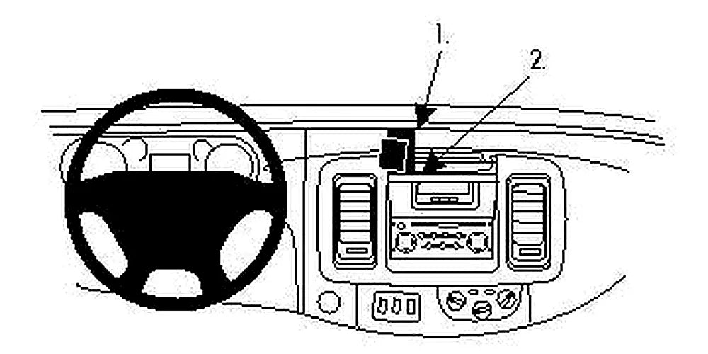 Brodit ProClip 213461 voor Nissan Primastar