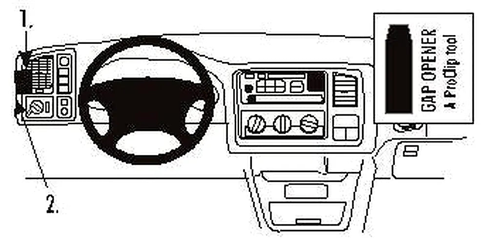 Brodit ProClip 803122 voor Cadillac EXT