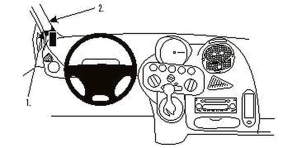 Brodit ProClip 803194 voor Fiat Multipla