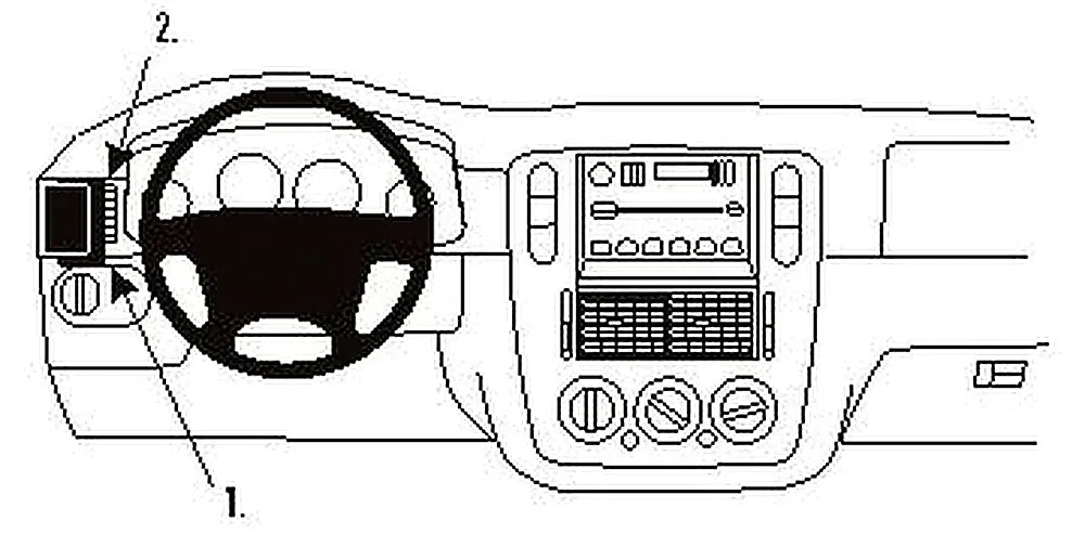 Brodit ProClip 803257 voor Ford Explorer