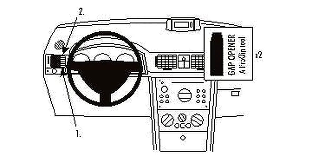 Brodit ProClip 803263 voor Opel Meriva