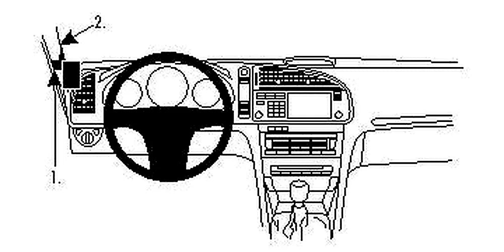 Brodit ProClip 804060 voor Saab 9-3