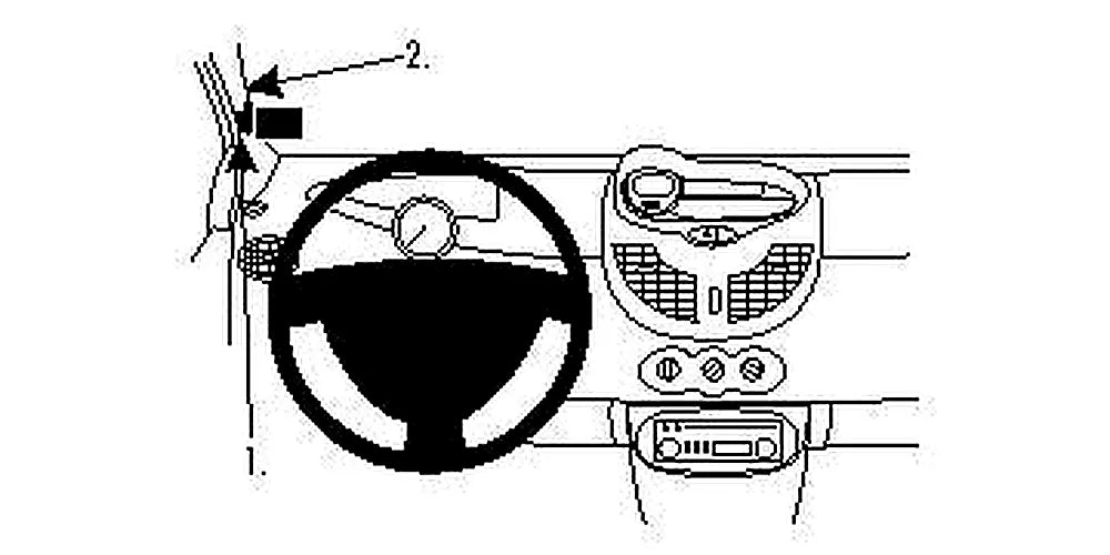 Brodit ProClip 804209 voor Renault Twingo