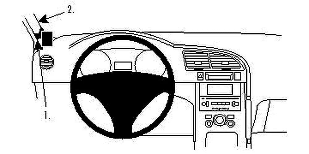 Brodit ProClip 804346 voor Peugeot 3008