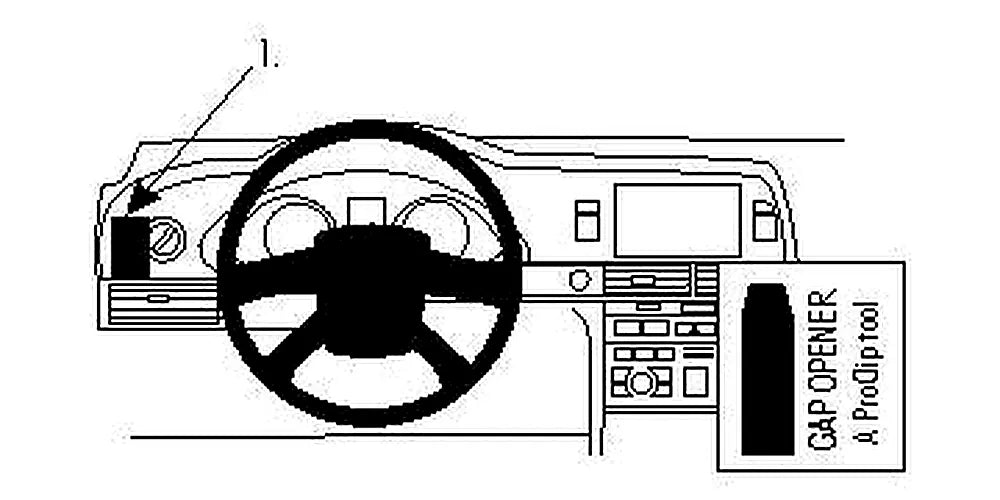 Brodit ProClip 804431 voor Audi S6