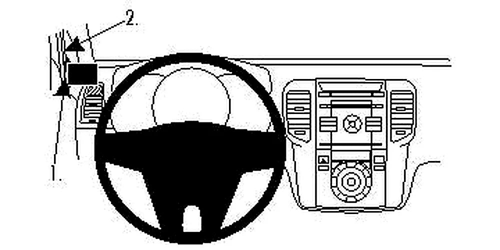 Brodit ProClip 804449 voor Hyundai ix20