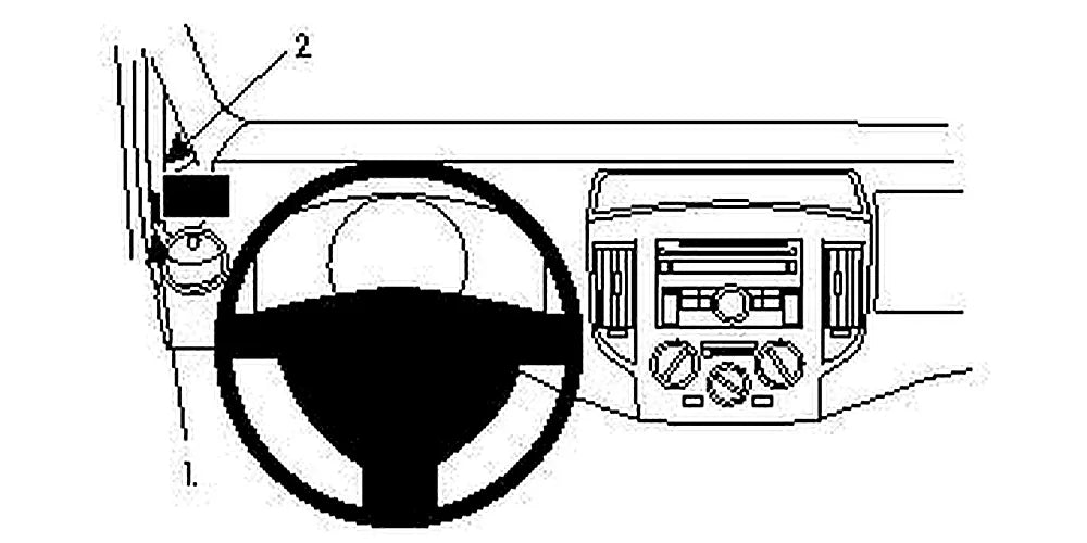 Brodit ProClip 804464 voor Nissan NV200