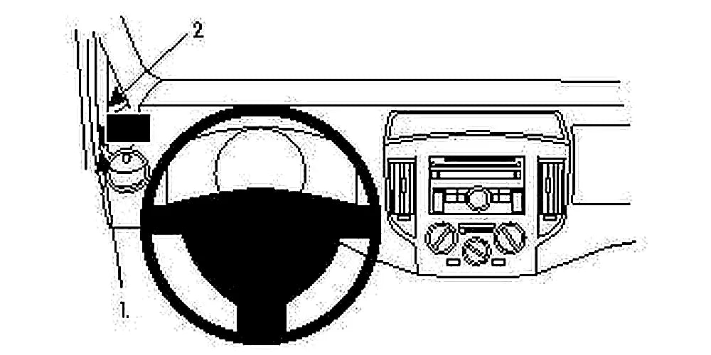 Brodit ProClip 804464 voor Nissan NV200