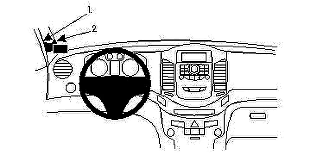 Brodit ProClip 804604 voor Chevrolet Orlando