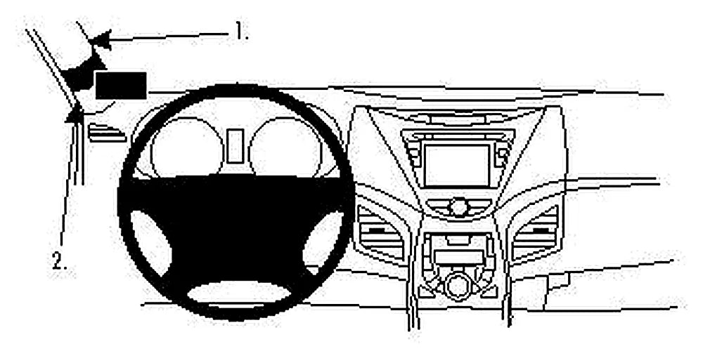 Brodit ProClip 804659 voor Hyundai i35